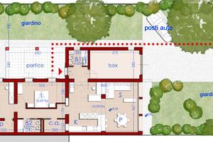 Appartamento con giardino