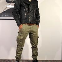 1970 GAMAN - Milano giacca pelle S motociclista