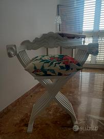 Sedia Savonarola laccata design moderno 