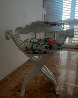 Sedia Savonarola laccata design moderno 