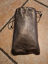 pochette pelle mordore' Tod's con laccetti 