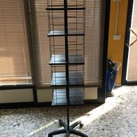 Carrello porta libri/dvd con ruote