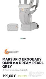 Marsupio Ergobaby Omni 2.0 Dream Pearl Grey