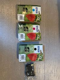 Cartucce stampante Epson nero + magenta + blu 