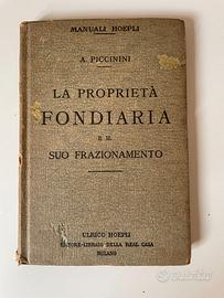 Manuali Hoepli "La Proprietà Fondiaria e il..."