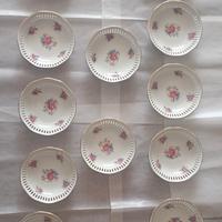 Servizio di 12 coppette da dolce in porcellana 