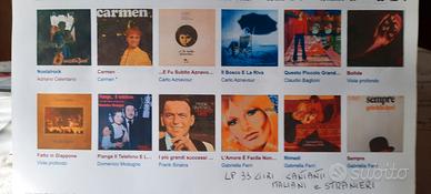 MUSICA 33 GIRI LP IN VINILE ANNI 60/70