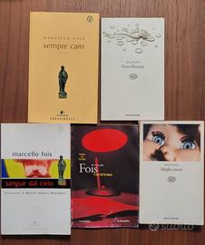 Marcello FOIS 5 volumi AUTOGRAFATI prime edizioni