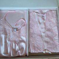 Completo lingerie rosa 