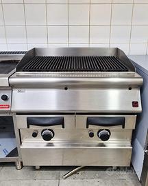 ACQUAGRILL GAS GRIGLIA MODULAR 80 CM PROFESSIONALE