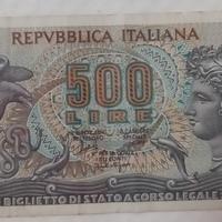Banconota 500 Lire 1966/1978
