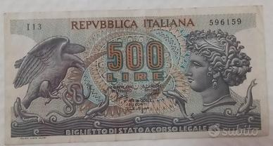 Banconota 500 Lire 1966/1978