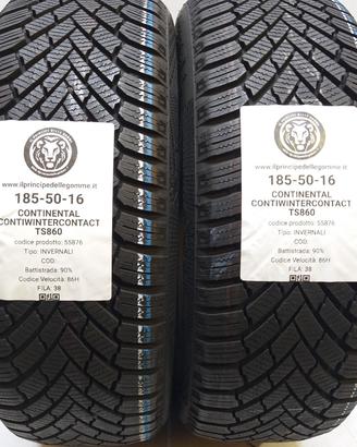 2 GOMME 185 50 16 CONTINENTAL A55876