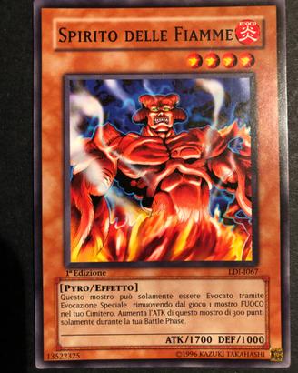 Yugioh spirito delle fiamme ldi i067 comune 1ª