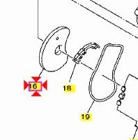 Filtro aria raffreddamento cinghia Yamaha Tricity 