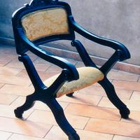 poltrona da camera inginocchiatoio prima metà 800