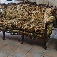 set poltrone e divano antico