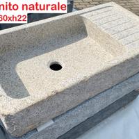 Lavello lavandino cucina in pietra granito 120cm