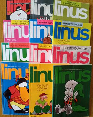 LINUS 1990 ( annata completa ) + ALMANACCO 1990
