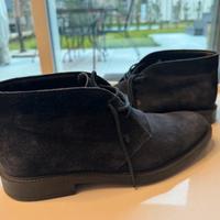 Polacchino Tod's in camoscio Blu Navy