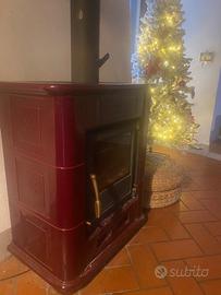 Stufa piazzetta in maiolica