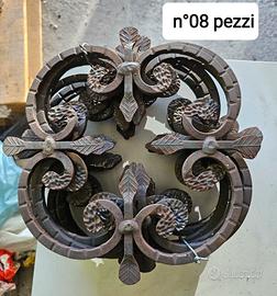 Rosone in ferro battuto.