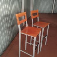 Sedie alte in legno e metallo