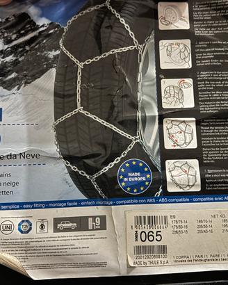 Catene da neve E9  (185/60-15, 175/60-16 ecc.)