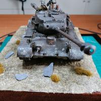 Diorama 1:35 carro armato USA M26 Pershing