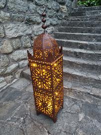 Lanterna Etnica Artigianale in Ferro Battuto
