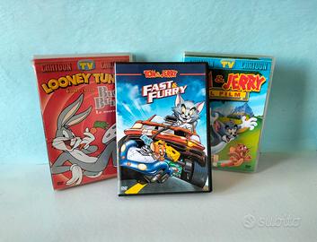  DVD Warner Bros 
 3 pz. Looney Tunes ,Tom & Gerry