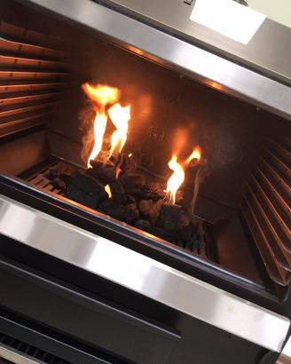Forno a carbone brace