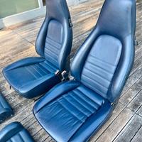 sedili in pelle Porsche 911 1984/88 blu scuro 