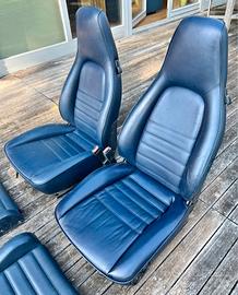 sedili in pelle Porsche 911 1984/88 blu scuro 