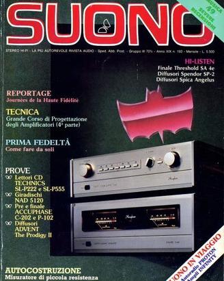 rivista SUONO numero 193 giugno 1989