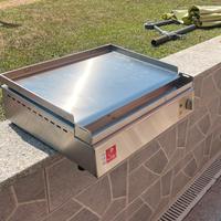 Piastra per barbecue professionale elettrica