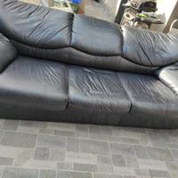 Divano in pelle vintage