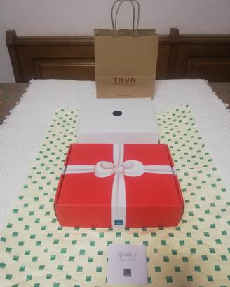 Set Packaging Thun Scatola Rossa e Shopper 