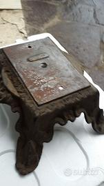 Gira arrosto base ferro d'epoca