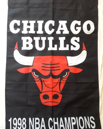Chicago Bulls Bandiera 1998 NBA Champions 107x75