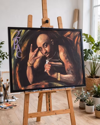 QUADRO TOP ARTISTA AFRICANO 