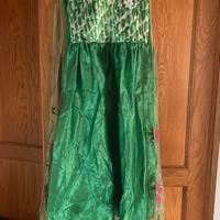 Abito vestito  carnevale principessa Elsa  frozen