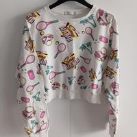 Felpa donna Bershka, in cotonei