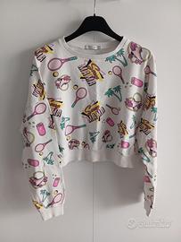 Felpa donna Bershka, in cotonei