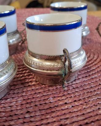 Set tazzine da caffè vintage in porcellana Bavaria