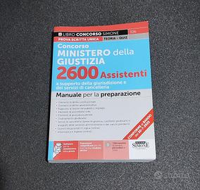 Libro Concorso Assistenti giudiziari Ed. Simone 