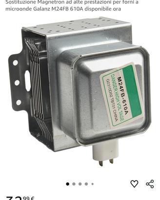 Magnetron di ricambio m24fb-610A per microonde