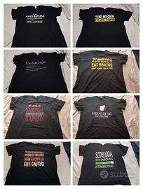 T- Shirt sarcastiche/divertenti tg.XXL Pack 1