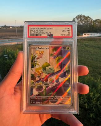Bulbasaur Corona Astrale 143 PSA 10 ITALIANA