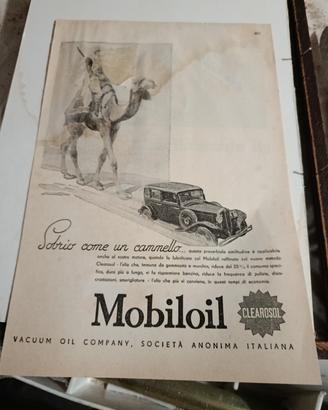 Pubblicità Anni 30 fronte /retro.